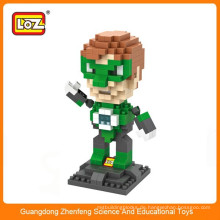 LOZ 9454 Mini Green Laterne Super Held Diamant Kunststoff Baustein pädagogischen Spielzeug